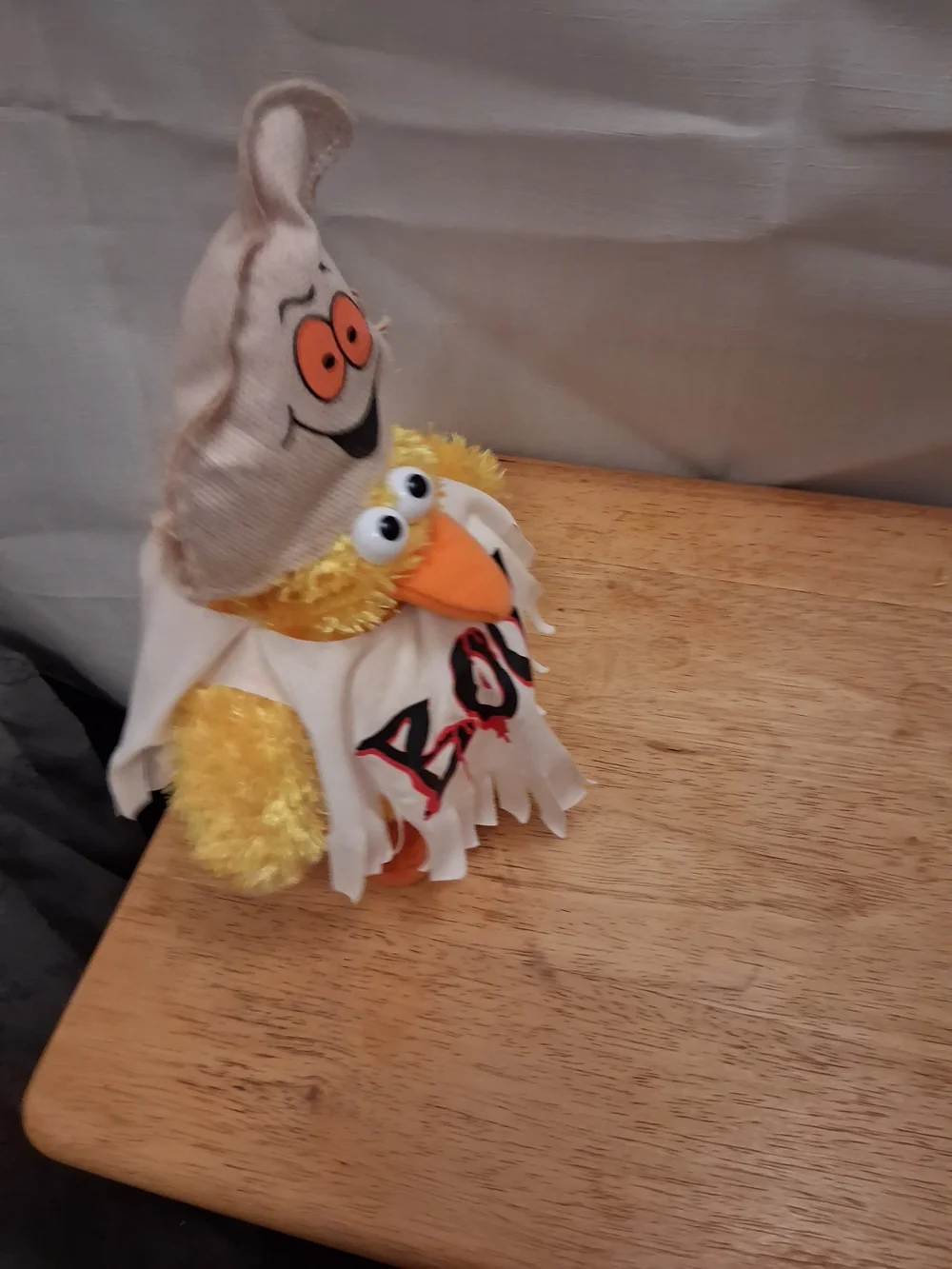 Rare Dan Dee Sesame Street Big Bird Ghost Plüsch Tier Boo! Halloween - Collector